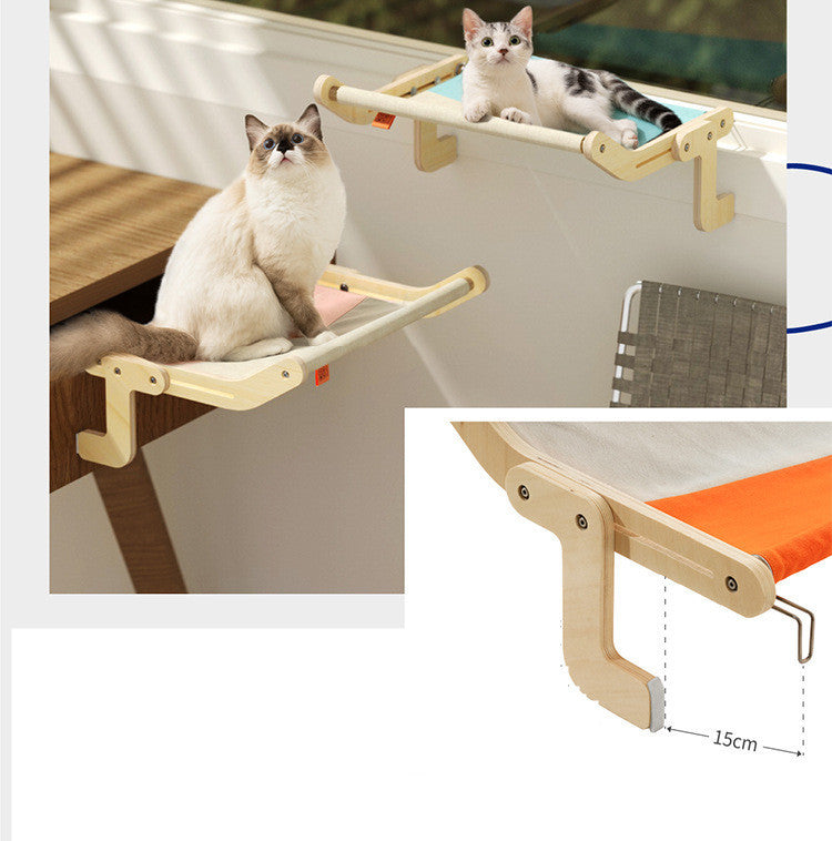 Cat Window & Side Bed Perch