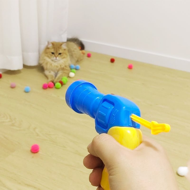 Cat toy gun