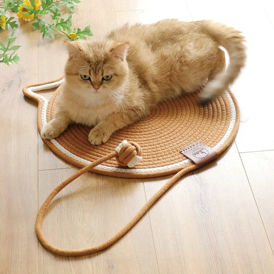 Cotton Rope Cat Scratch Mat Water-Resistant